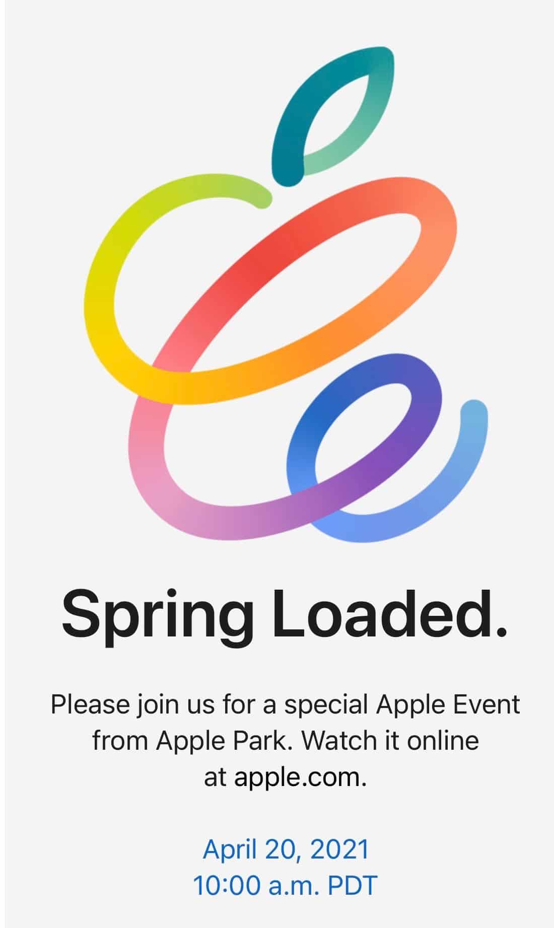 Apple Event, iPad Pro 2021, iMac 2021, 20 aprile 2021