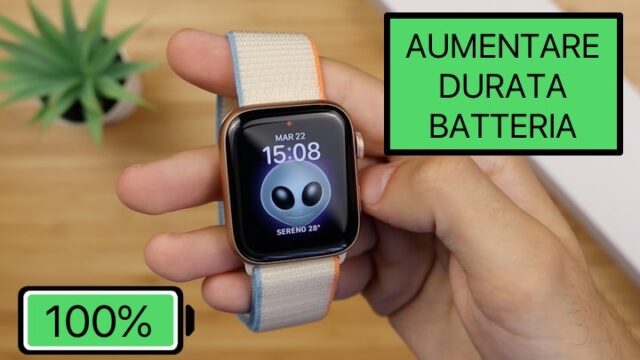 Apple Watch, Aumentare, Durata, Batteria, watchOS 7