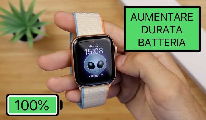 Apple Watch, Aumentare, Durata, Batteria, watchOS 7
