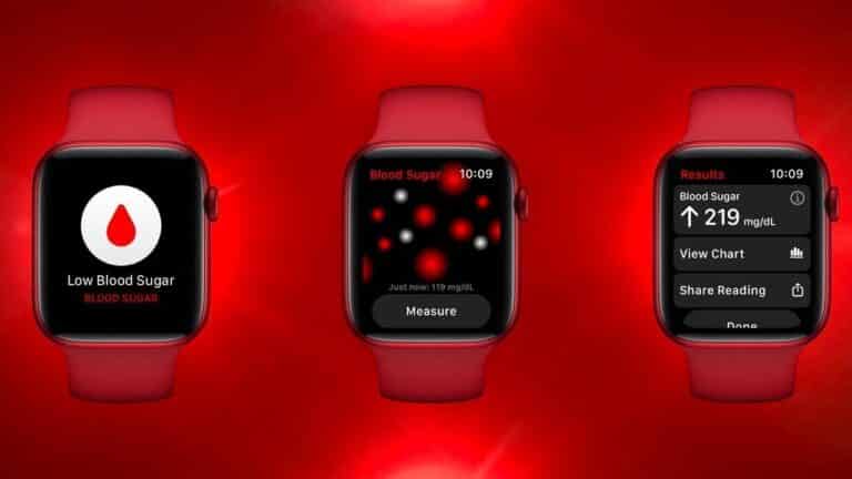 Apple Watch Series 7, Design, Glicemia