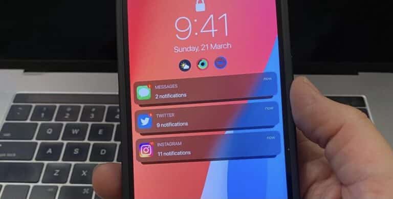 iOS 15, Nuovo, Design, Notifiche