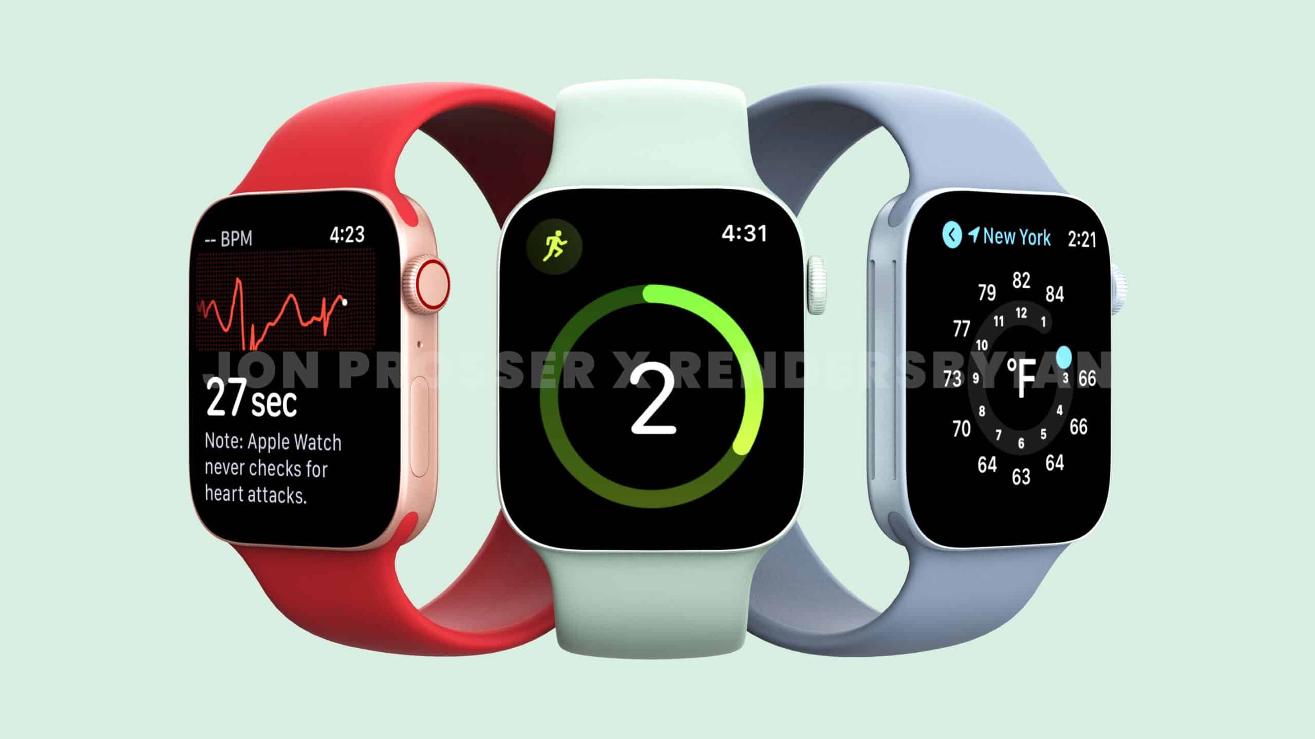 Apple Watch Series 7, Design, Colore, Verde