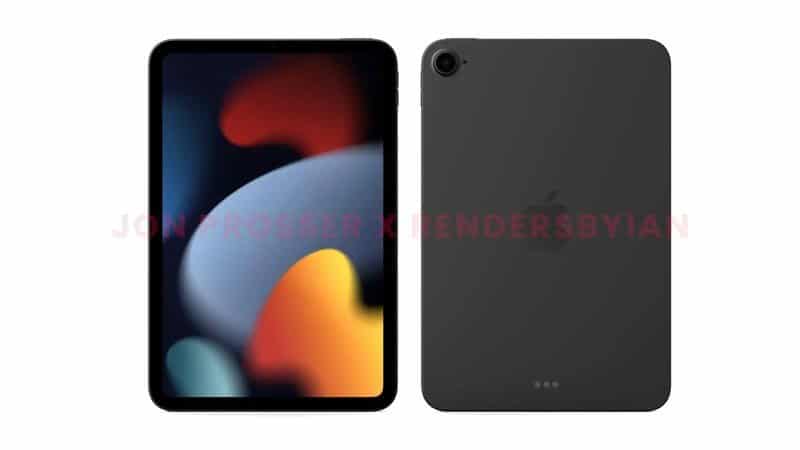 iPad mini 2021, Design, Squadrato, Touch ID