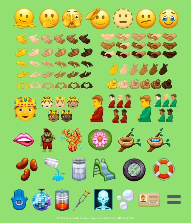 iOS 15, Emoji, 2022