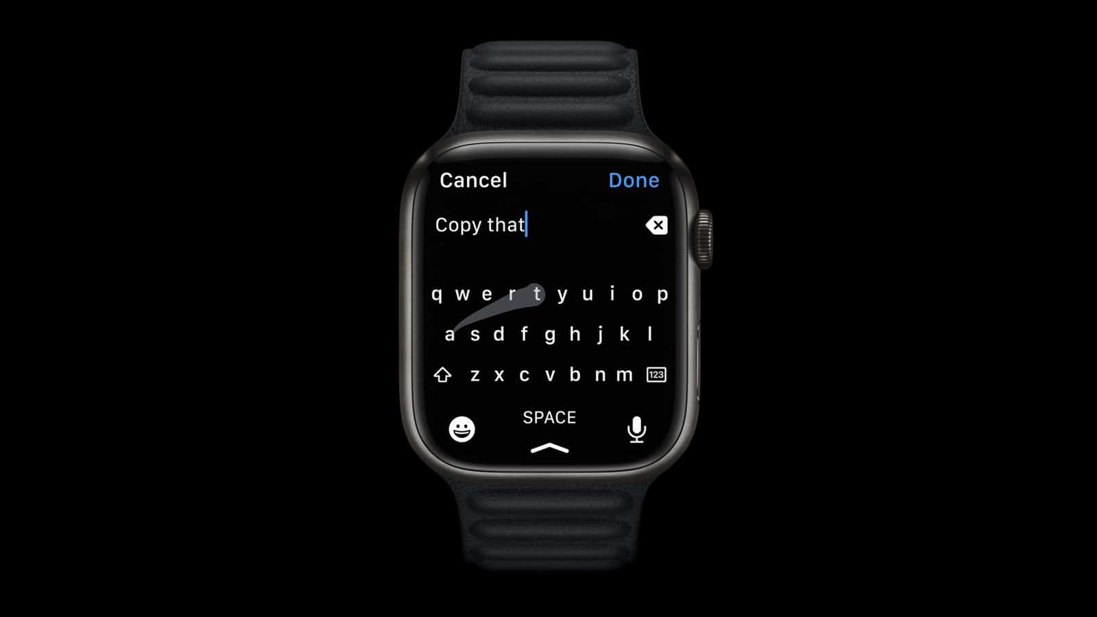 Apple watch deals schermo nero