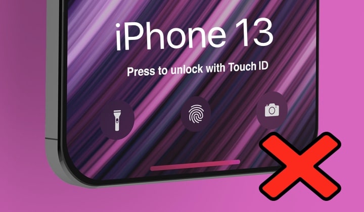 iPhone 13, Touch ID, Schermo