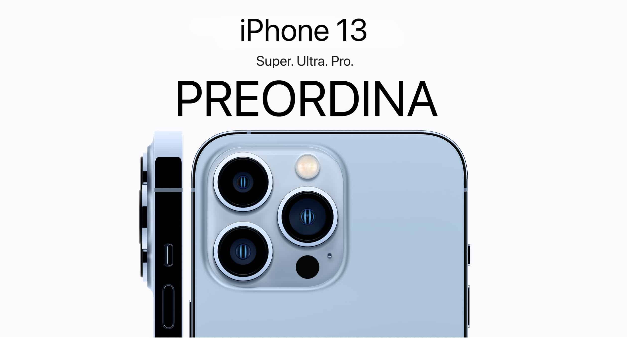 PREORDINA da QUI i NUOVI iPhone 13 e iPhone 13 Pro