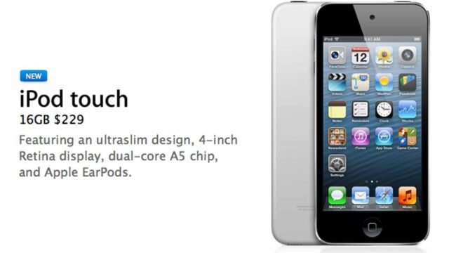iPod Touch 5G, Obsoleto, Vintage, Apple