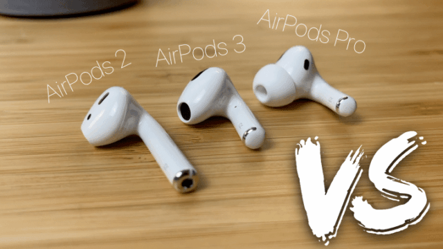 AirPods Pro, AirPods 3, AirPods 2, Confronto