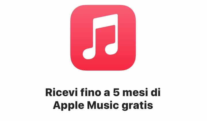 Apple Music, Gratis, 5 Mesi, 2 Mesi