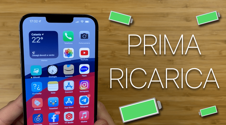 iPhone, Prima, Ricarica, Batteria
