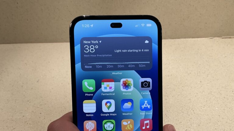 iPhone 14, Mockup, Notch, Pillola