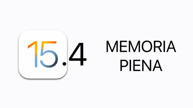 iOS 15, iOS 15.4, Memoria, Piena