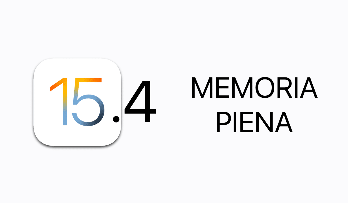 iOS 15, iOS 15.4, Memoria, Piena