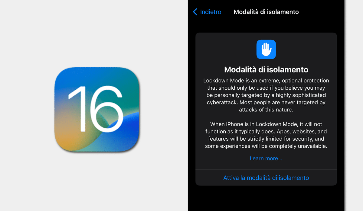 iOS 16, LockDown, Mode, iPhone