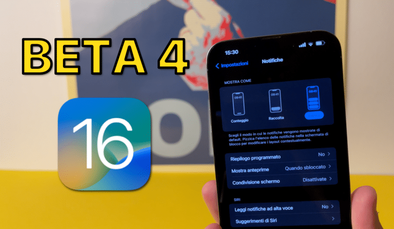 iOS 16, iOS 16 Beta 4, Novità, iPhone