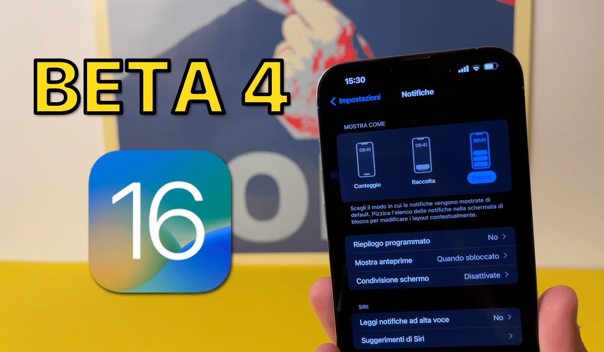 iOS 16, iOS 16 Beta 4, Novità, iPhone