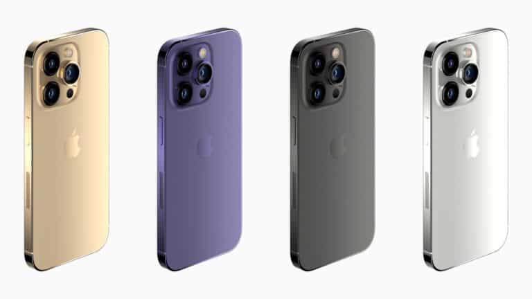 iPhone 14 Pro, Colori, Anteprima