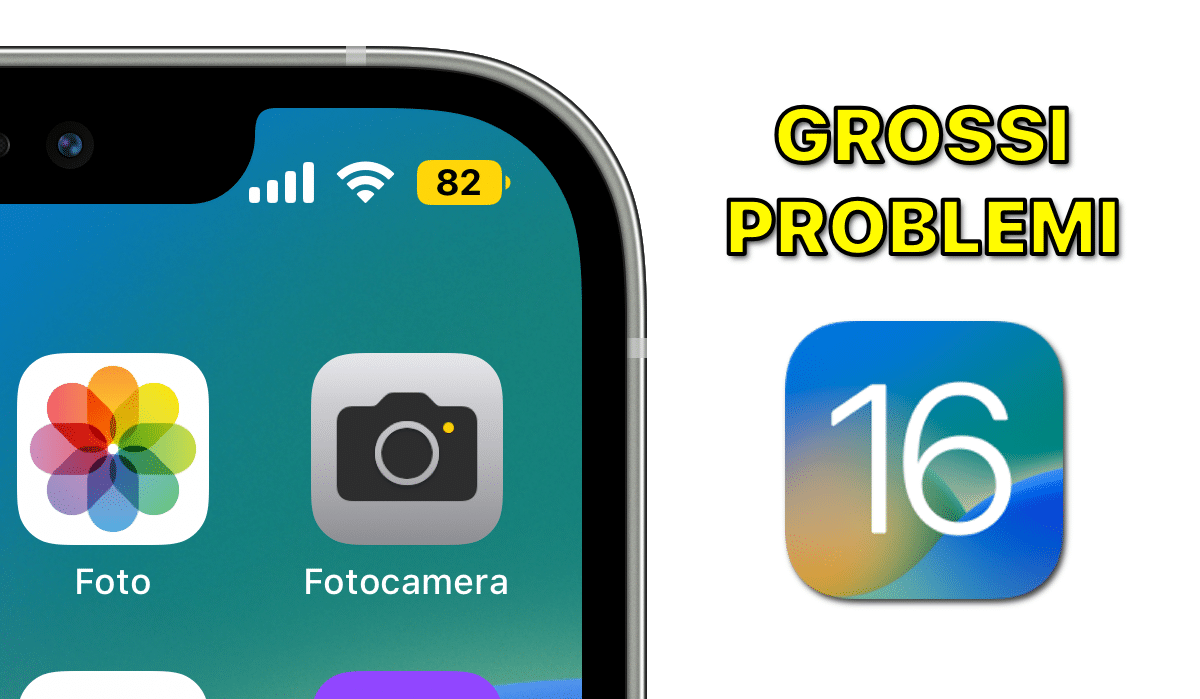 iOS 16: PROBLEMI NUOVA PERCENTUALE BATTERIA su iPhone