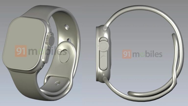 Apple Watch Pro, Design, Nuovo, Piatto, Schermo