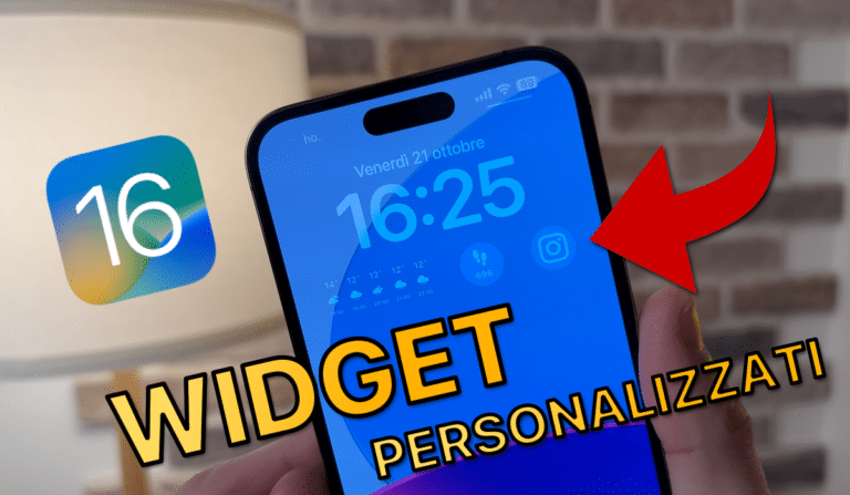 iOS 16, Widget, Personalizzati, iPhone