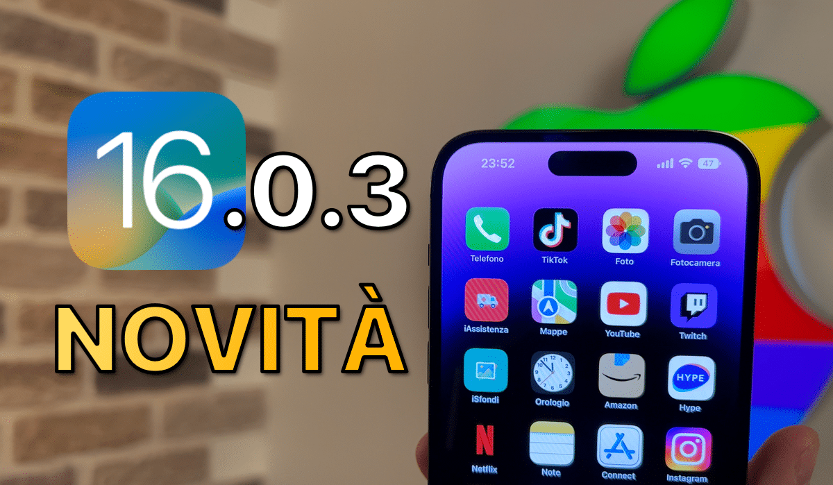 iOS 16, iOS 16.0.3, Novità, iPhone