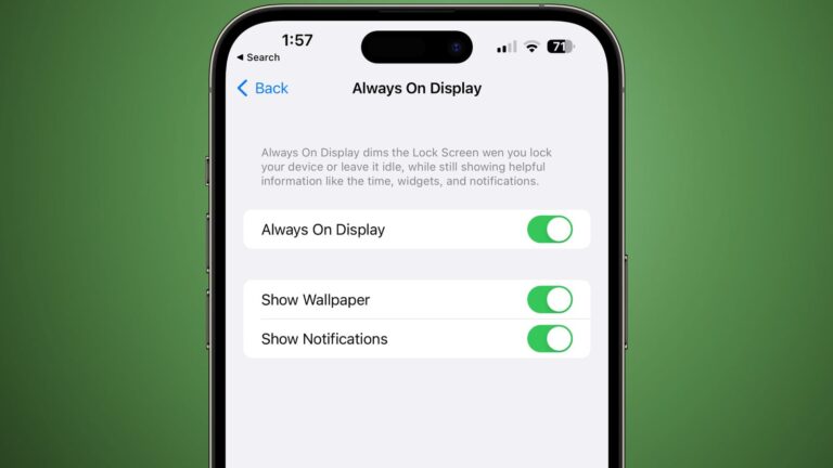 iOS 16, iOS 16.2, Always on Display, Personalizzazione