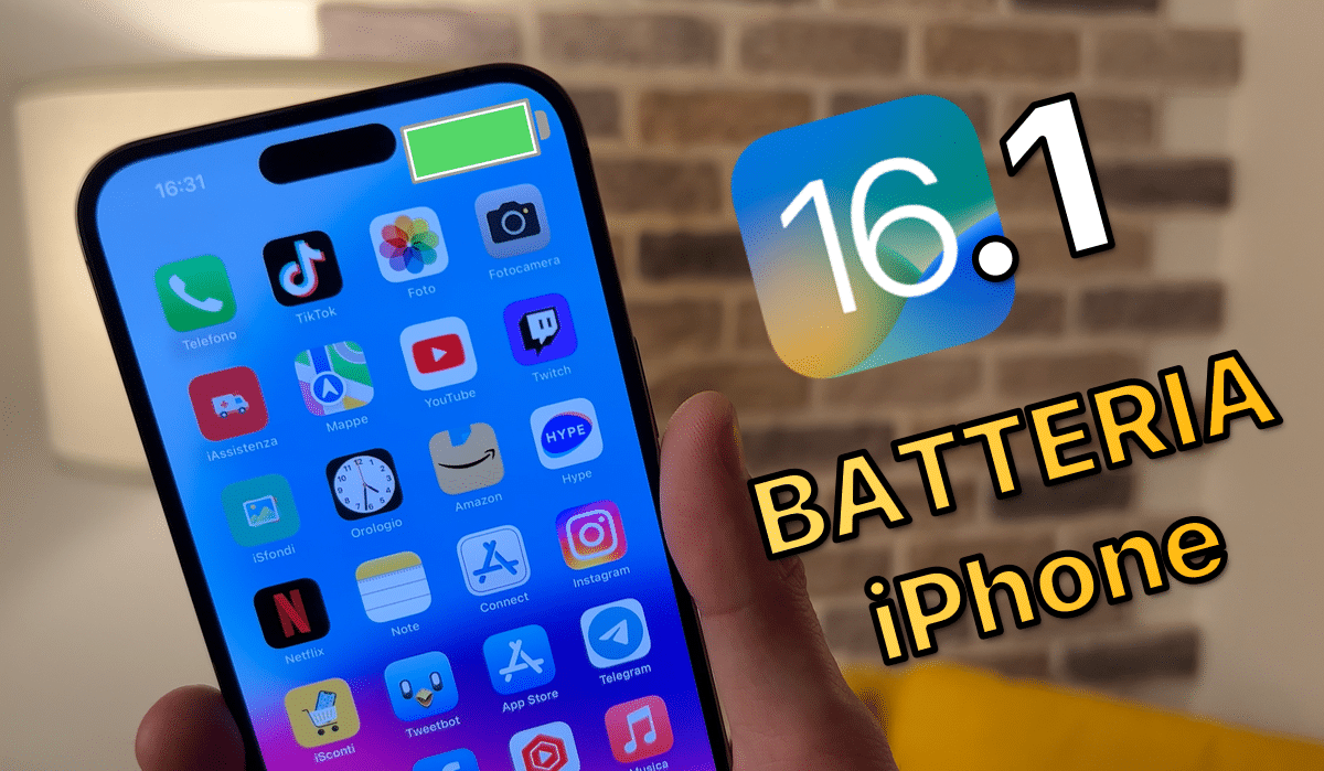 iOS 16, iOS 16.1, Batteria, Durata, iPhone