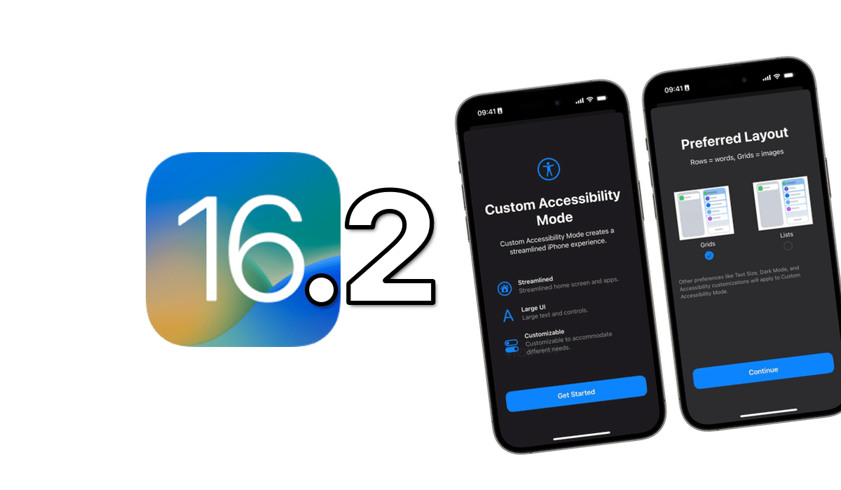 iOS 16, iOS 16.2 Beta 2, Accessibilità, Personalizzazione
