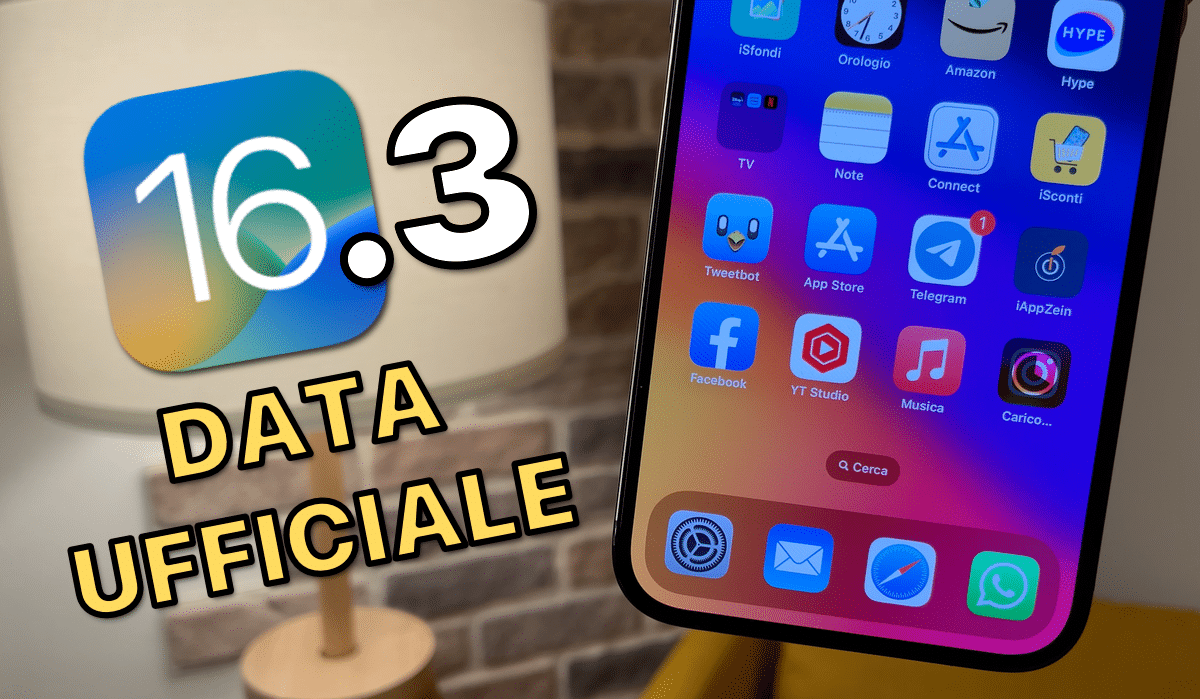 iOS 16, iOS 16.3, Data, Ufficiale