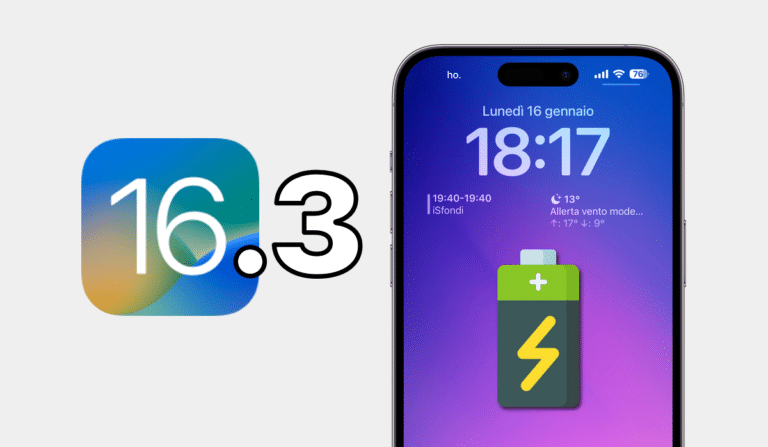 iOS 16, iOS 16.3, Durata, Batteria, Aggiornamento