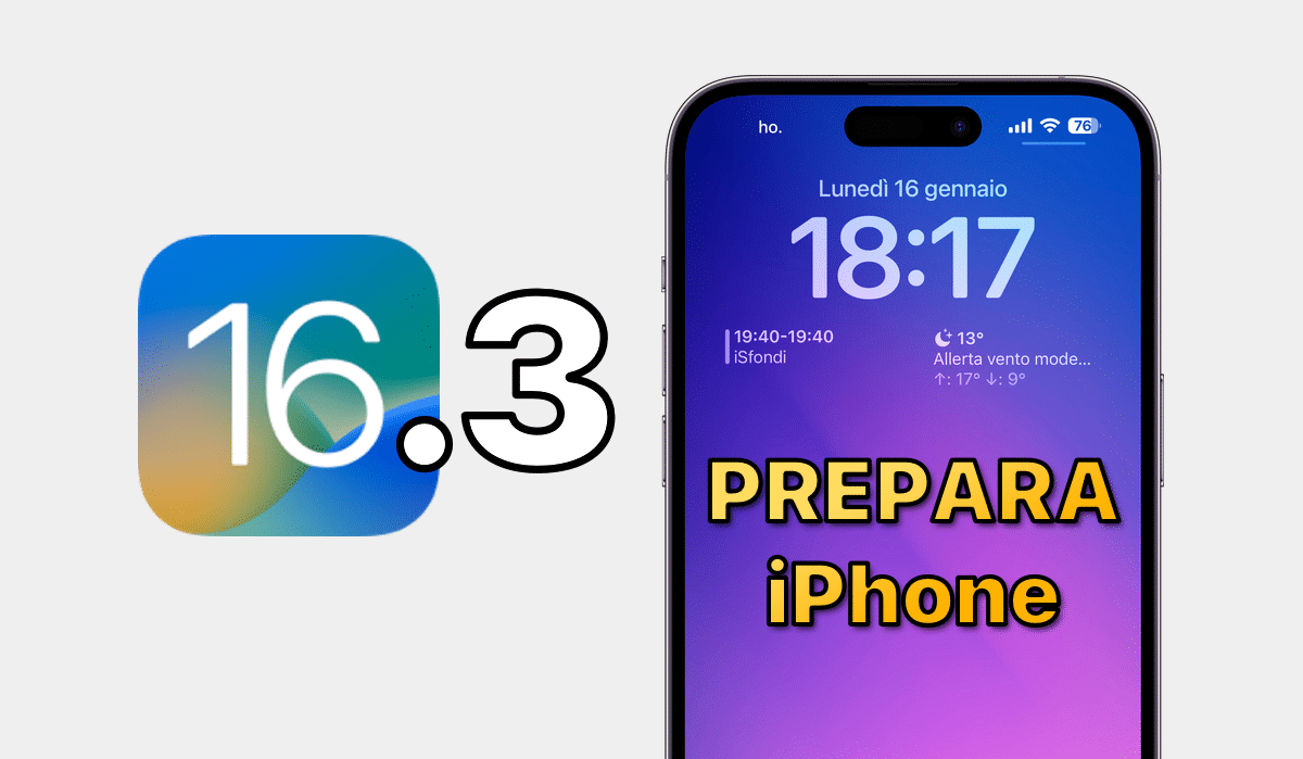 iOS 16, iOS 16.3, Preparare, iPhone, Download