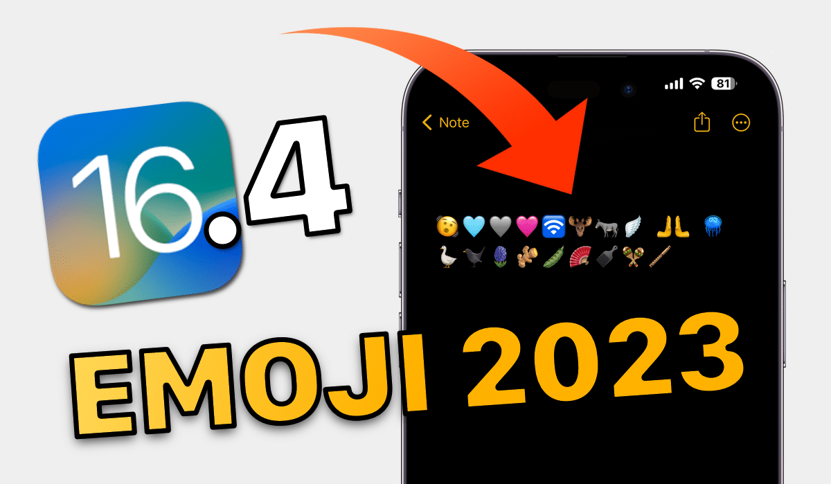 iOS 16.4 Emoji 2023 NEW