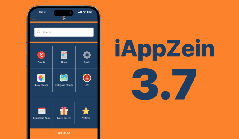 iAppZein, Aggiornamento, Home, Live, 2023