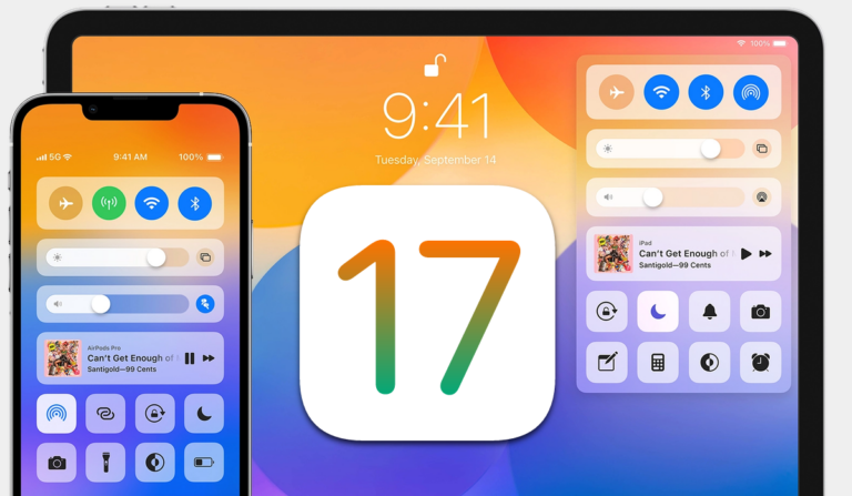 iOS 17, Centro di Controllo, Design, iPhone