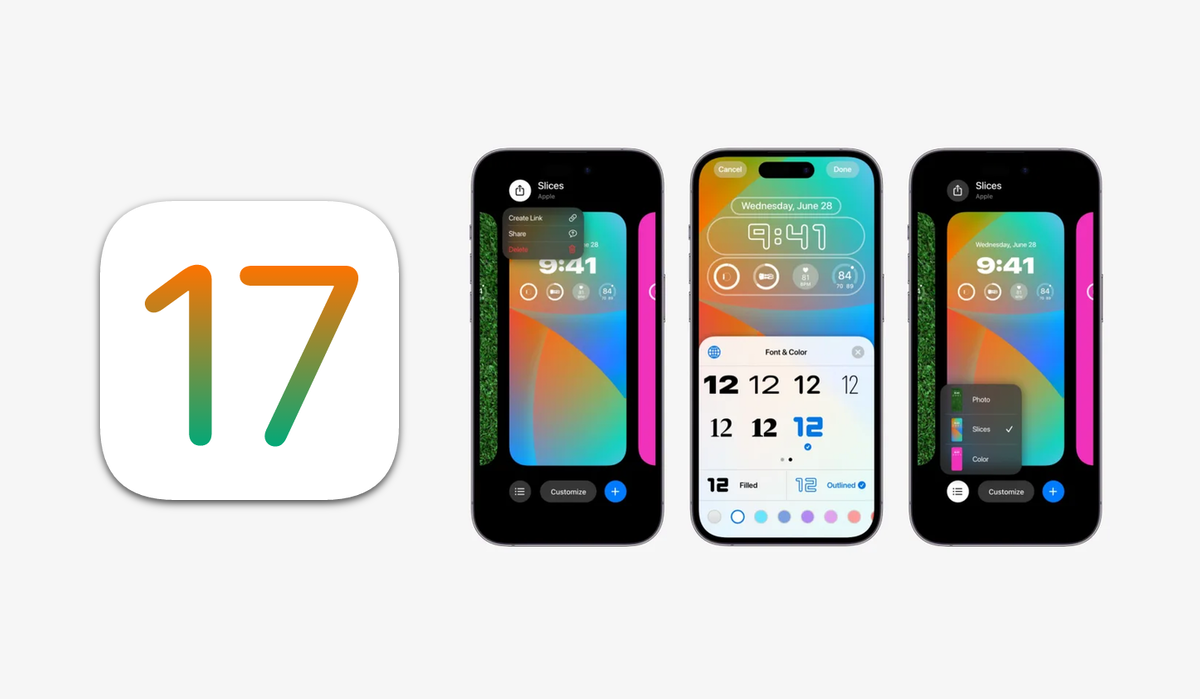 iOS 17, Lockscreen, iPhone, Nuovo, Design