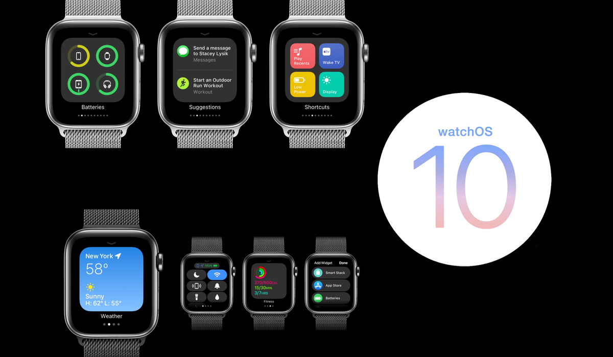 watchOS 10, Widget, Apple Watch, Homescreen