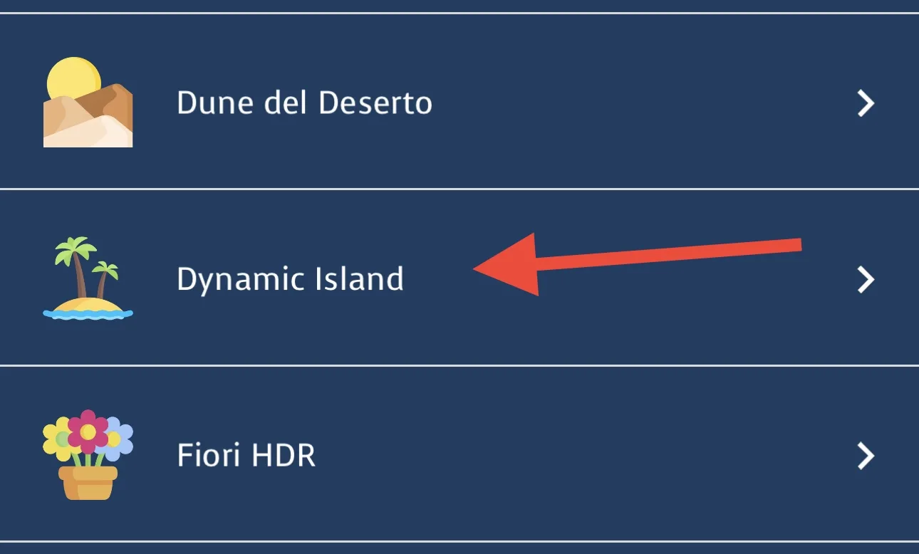 Dynamic Island iSfondi