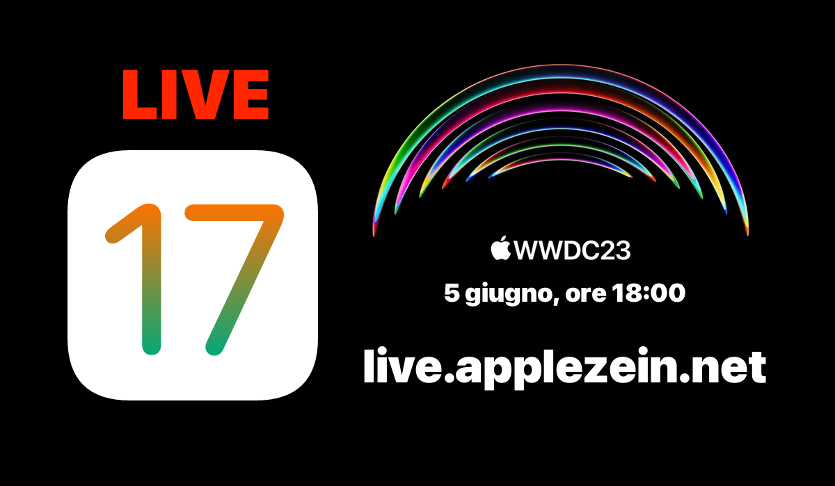iOS 17, WWDC 2023, Apple Event, Evento Apple, Diretta, Live