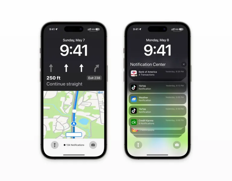 iOS 17, Mappe, iPhone, Widget, Lockscreen