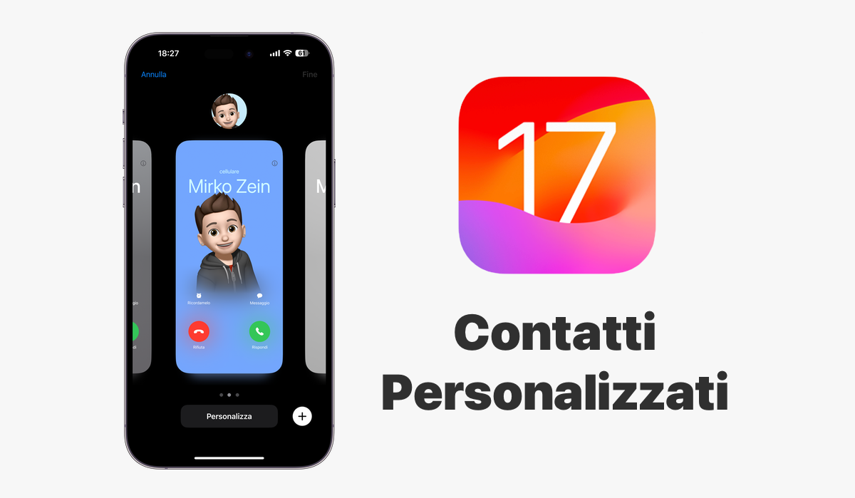iOS 17: NUOVA funzione “Contatti Personalizzati”