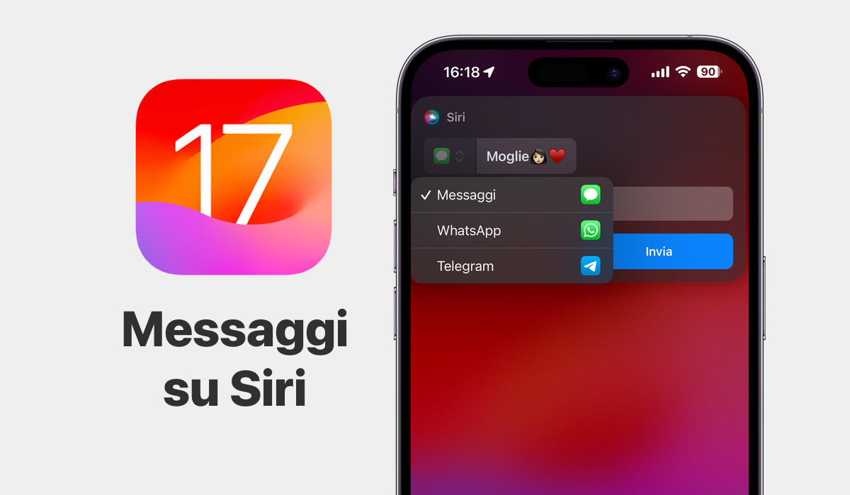 iOS 17, Novità, iPhone, Siri, Messaggi