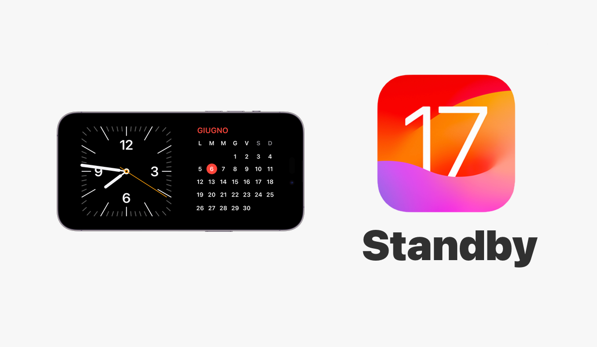 iOS 17, iOS 17 Beta 1, Novità, Standby, iPhone, Carica, Stand