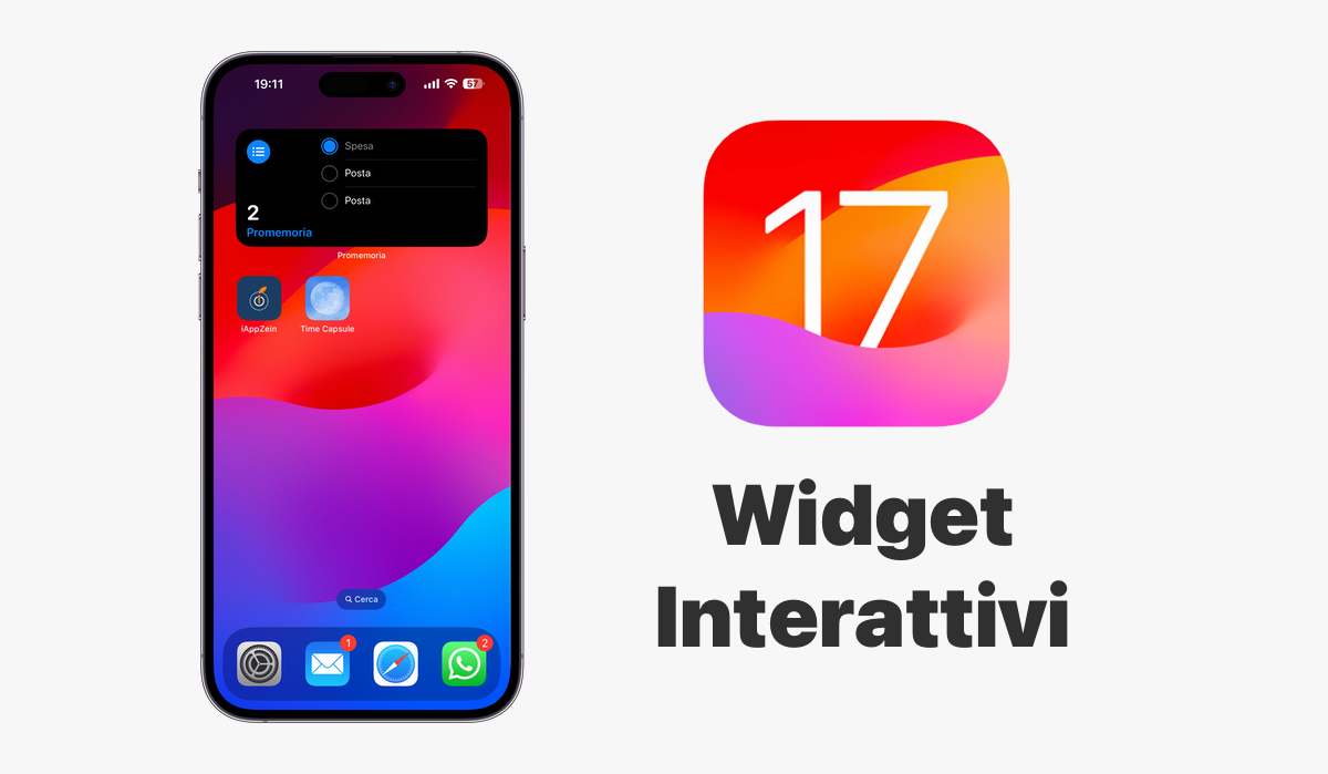 iOS 17: NUOVA funzione “Widget Interattivi”