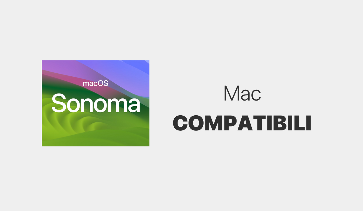 macOS Sonoma, Compatibili, Mac, Compatibilità, Modelli