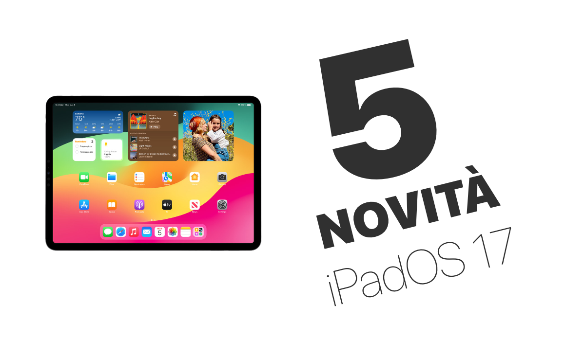 iPadOS 17, Top, Funzioni, Novità, iPad, iPad Pro, iPad Air, iPad mini