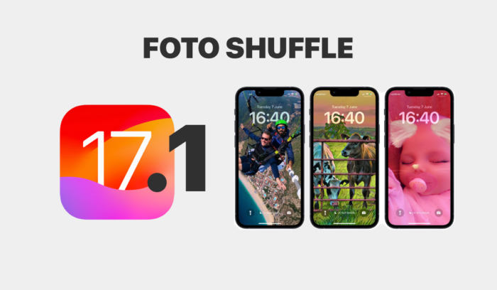 ios 17, ios 17.1, novità ios 17.1, news ios 17.1, iphone, ipad, foto shuffle, foto casuali, lockscreen, guida