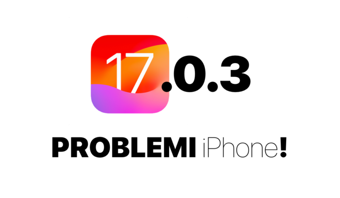 problemi ios 17 iphone
