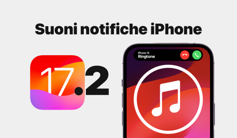 ios 17, ios 17.2, novità ios 17.2, personalizzare suoni notifiche iphone, suoni notifiche iphone