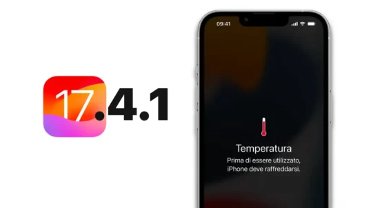 ios 17.4.1, ios 17, problemi iphone, surriscaldamento iphone, problemi ios